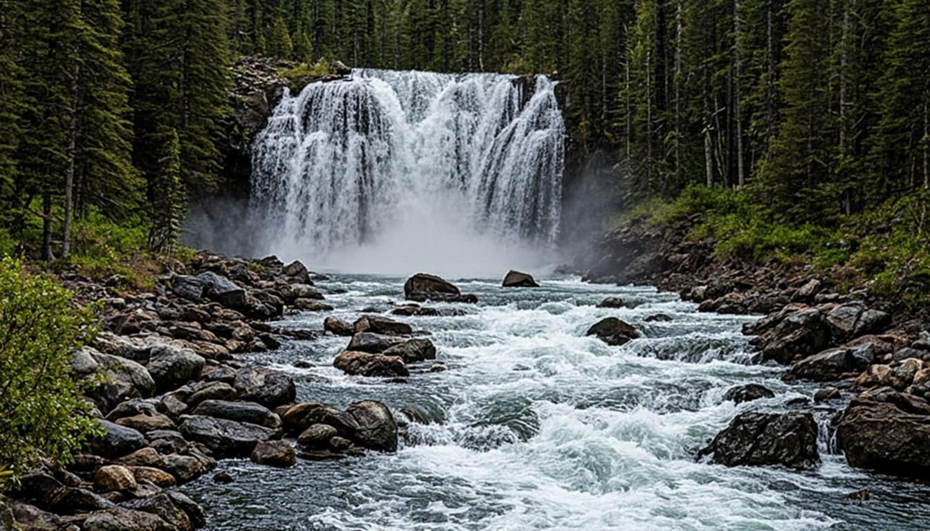 Aharbal - The Niagara of Kashmir - Veshav Waterfall
